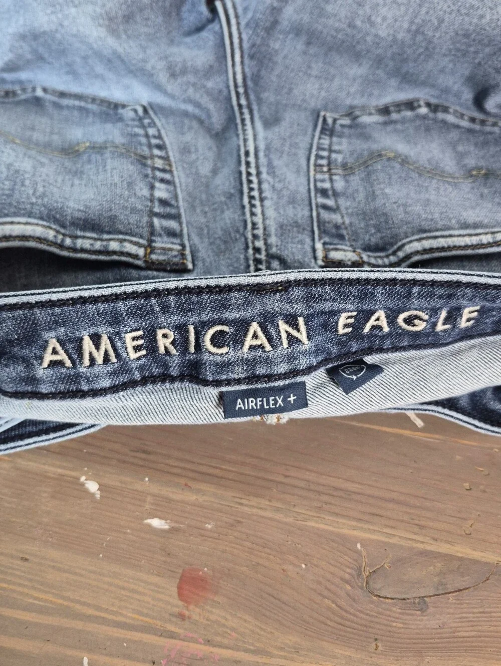 American Eagle Air Flex Denim Shorts Men's Size 30 Blue 9